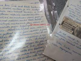 Rakkauskirjeitä Elmalta Reijolle 6 kpl, vuodelta 1971
