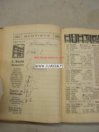 Kansanvalistusseuran Kalenteri 1925, sisältää mm. seur. artikkelit / kuvat / mainokset; Kalenteri, Toripäivät, Metrijärjestelmä, Tietoja postista, Tietoja