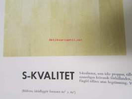 Finsk Björkplywood - Suomalainen koivuvaneri 1963 -laatuluokitus ja ominaisuudet, tekniset tiedot