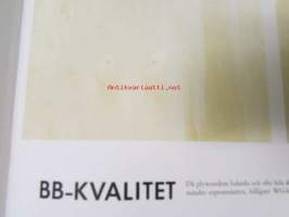 Finsk Björkplywood - Suomalainen koivuvaneri 1963 -laatuluokitus ja ominaisuudet, tekniset tiedot