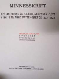 Kymmene Flottningsförening 1873-1922 Minneskrift med anledning av 50-årig gemensam flottning -nahkainen lahjasidos