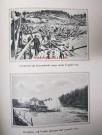 Kymmene Flottningsförening 1873-1922 Minneskrift med anledning av 50-årig gemensam flottning -nahkainen lahjasidos