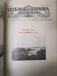 Veckans Krönika 1916 -sidottu vuosikerta