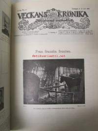 Veckans Krönika 1916 -sidottu vuosikerta