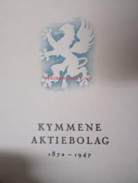 Kymmene Aktiebolag I-II 1872-1947