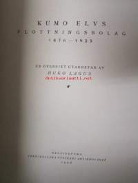 Kumo Elvs Flottningsbolag 1876-1925 -Kokemäenjoki uittoyhtiö