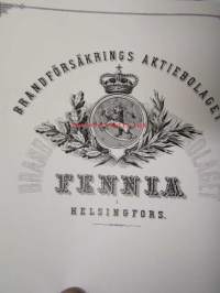 Försäkringsaktiebolaget Fennia 1882-1982 - Omassa säilytyskotelossa