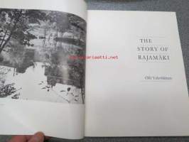 The Story of Rajamäki - Oy Alko Ab:n Rajamäen tehtaiden esittelykirja englanniksi, kansikuvitus Henrik Tikkanen