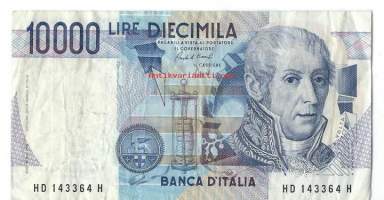 Italia 10 000 Lire  1984  - seteli