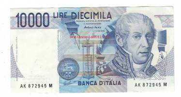 Italia 10 000 Lire  1984  - seteli