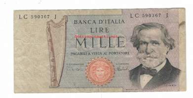 Italia 1 000 Lire  1969-81  - seteli