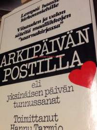 Arkipäivän postilla eli yksinäisen päivän...