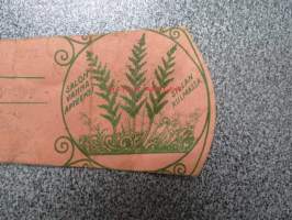 Salon Vanha Apteekki sillan kulmassa, 1944 -apteekkiresepti / signatuuri
