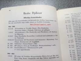 Studentkören Brahe Djäknar 1962-1967 -kuorohistoriikki, varsinainen historiikki 1937-62 sekä jatko-osa 1962-67