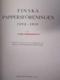 Finska Pappersbruksföreningen 1892-1918