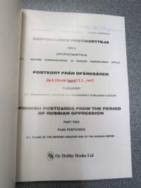 Sortokauden Postikortteja osa 2 Lippupostikortteja 2.1. Ruotsin kuningaskunnan ja Venäjän Keisarikunnan lippuja