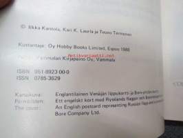 Sortokauden Postikortteja osa 2 Lippupostikortteja 2.1. Ruotsin kuningaskunnan ja Venäjän Keisarikunnan lippuja