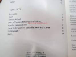 Ahvenanmaa - postitoimipaikat ja leimat / Åland - postanstalter och stämplar / Aaland Isles  - post officies and their cancellations 1812-1982