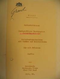 Hotelli Grand menu 13.4.1938