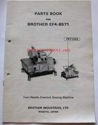 Brother EF4 - B571 - Parts Book - varaosaluettelo