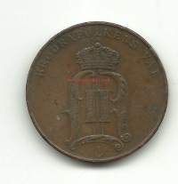 Ruotsi - 5 öre 1901 kolikko