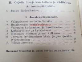 Valtionrautatiet - Lyhennysote paineilmajarrun selityksestä ja käyttöohjeista, 1926