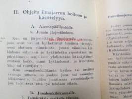 Valtionrautatiet - Lyhennysote paineilmajarrun selityksestä ja käyttöohjeista, 1926