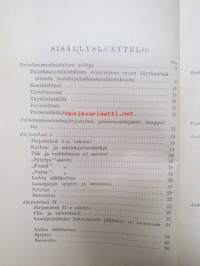 Junien painekaasuvalaistuksen selitys ja hoito-ohjeet - 1928 - Beskrivning över pressgasbelysning i bantågen jämte regler för dess skötsel