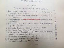 Die Stadttore Sieben Jahrhunderte - Führer durch Turku-Åbo 1229-1929 -saksankielinen Turku 700-vulotisjuhlien opas