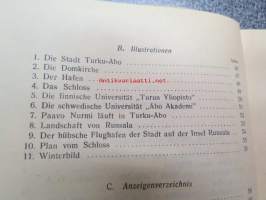 Die Stadttore Sieben Jahrhunderte - Führer durch Turku-Åbo 1229-1929 -saksankielinen Turku 700-vulotisjuhlien opas