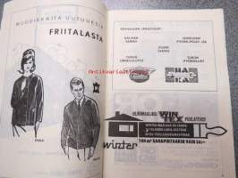 Tunturi-Haka ajo - kansainvälinen 3 päivän etappiajo 5-7.61964 reitillä Kokkola - Seinäjoki - Pori - Turku -käsiohjelma