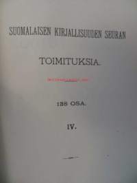 Aleksis Kivi Kootut teokset  IV  osa: Runot ja kirjeet