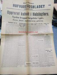 Hufvudstadsbladet Extranumer Lördagen den 13 april 1918 + Söndagen 14 april + Måndagen 15 april + Tisdagen 16 april + Extra nummer II onsdagen den 17 april