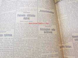 Hufvudstadsbladet Extranumer Lördagen den 13 april 1918 + Söndagen 14 april + Måndagen 15 april + Tisdagen 16 april + Extra nummer II onsdagen den 17 april