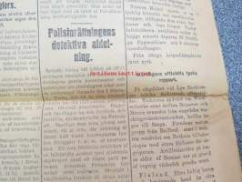 Hufvudstadsbladet Extranumer Lördagen den 13 april 1918 + Söndagen 14 april + Måndagen 15 april + Tisdagen 16 april + Extra nummer II onsdagen den 17 april