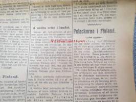 Hufvudstadsbladet Extranumer Lördagen den 13 april 1918 + Söndagen 14 april + Måndagen 15 april + Tisdagen 16 april + Extra nummer II onsdagen den 17 april