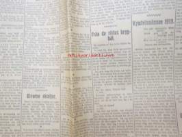 Hufvudstadsbladet Extranumer Lördagen den 13 april 1918 + Söndagen 14 april + Måndagen 15 april + Tisdagen 16 april + Extra nummer II onsdagen den 17 april