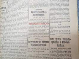 Hufvudstadsbladet Extranumer Lördagen den 13 april 1918 + Söndagen 14 april + Måndagen 15 april + Tisdagen 16 april + Extra nummer II onsdagen den 17 april