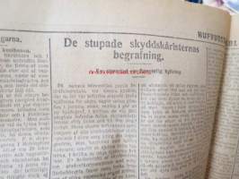 Hufvudstadsbladet Extranumer Lördagen den 13 april 1918 + Söndagen 14 april + Måndagen 15 april + Tisdagen 16 april + Extra nummer II onsdagen den 17 april