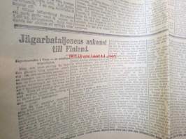 Hufvudstadsbladet Extranumer Lördagen den 13 april 1918 + Söndagen 14 april + Måndagen 15 april + Tisdagen 16 april + Extra nummer II onsdagen den 17 april