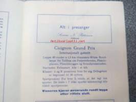 Cicignon Grand Prix - Internasjonalt sykkelritt Fredrikstad 13. juni 1961 -käsiohjelma