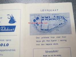 Cicignon Grand Prix - Internasjonalt sykkelritt Fredrikstad 13. juni 1961 -käsiohjelma