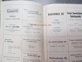 Norja - Suomi pyöräilymaaottelu Turussa heinäkuun 15-16 päivinä 1959 -käsiohjelma