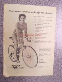 Pohjoismaiset pyöräilymestaruuskilpailut - Nordiska Cykelmästerskapen Tampereella 12-13.7.1959 -käsiohjelma
