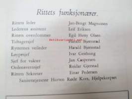 Internasjonalt Husqvarna-rittet 2-dager 1961 -käsiohjelma