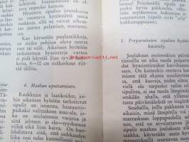 Kukkasipulien hyötö