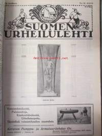 Suomen Urheilulehti 1913-14  -sidottu vuosikerta (1.10.1913-1.10.1914)