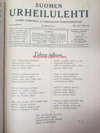 Suomen Urheilulehti 1913-14  -sidottu vuosikerta (1.10.1913-1.10.1914)