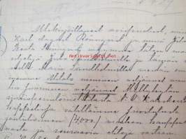 Kakskerta Möllby / Myllykylä Paperitehdas / Mylly - asiakirjoja ja kauppakirjoja paperitehtaan sekä myllytoiminnan ajoilta alkaen 1819 aina 1970-luvulle asti -