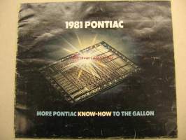 Pontiac vm. 1981 myyntiesite
